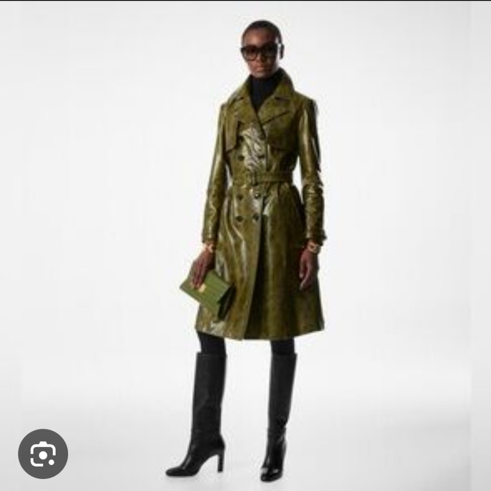 Coach Ruth Black Over the Knee Boots W/buckle detail 8M